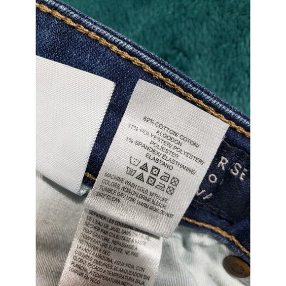 Lucky Brand Jeans Size 6 Womens Blue Stretch Pant Denim Mid Rise Ava Cropped - Picture 5 of 14